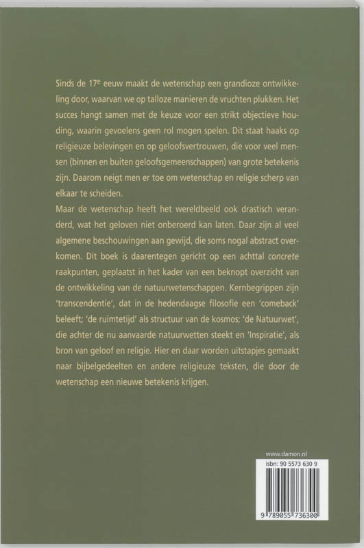 Achterkant van Waar wetenschap geloven raakt