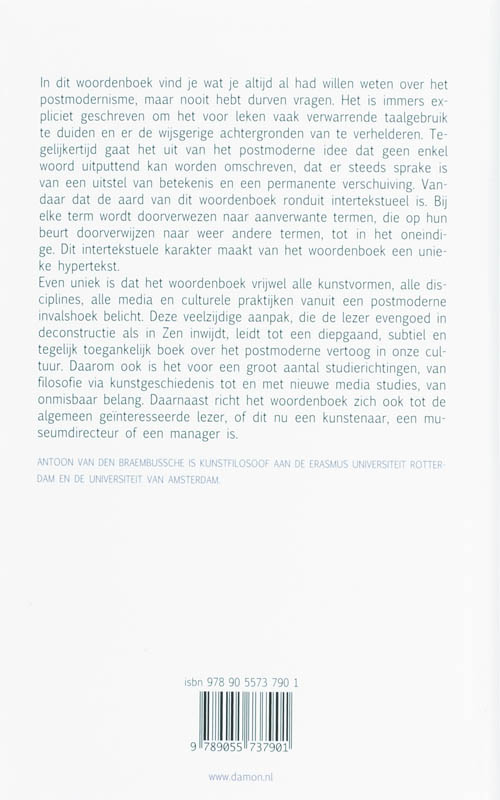 Achterkant van Postmodernisme