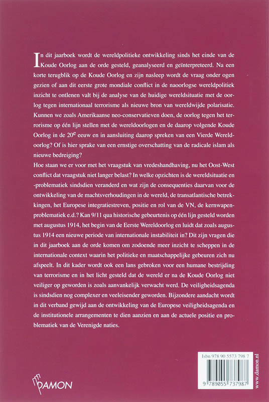 Achterkant van 2007 CM Jaarboek