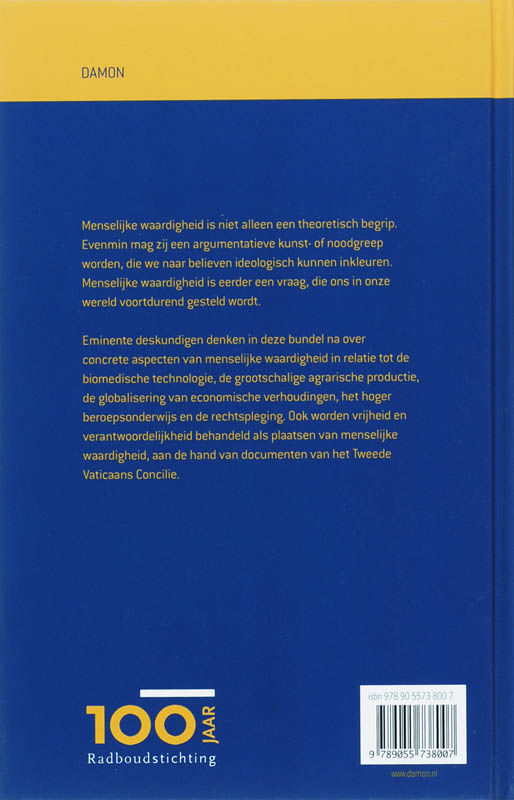 Achterkant van Het is een mens!