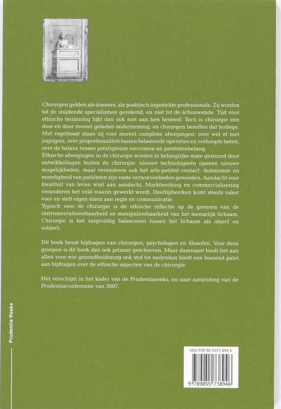 Achterkant van Chirurg en Ethiek