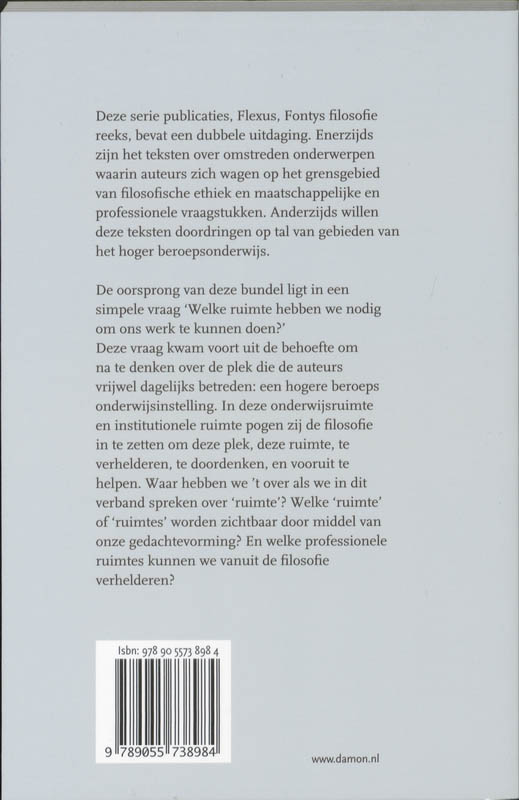 Achterkant van De Vrije Ruimte
