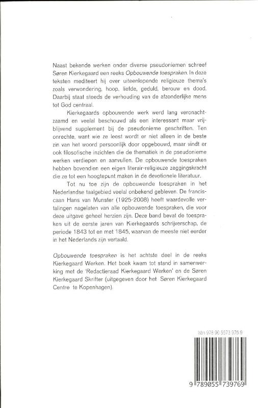Achterkant van Opbouwende toespraken