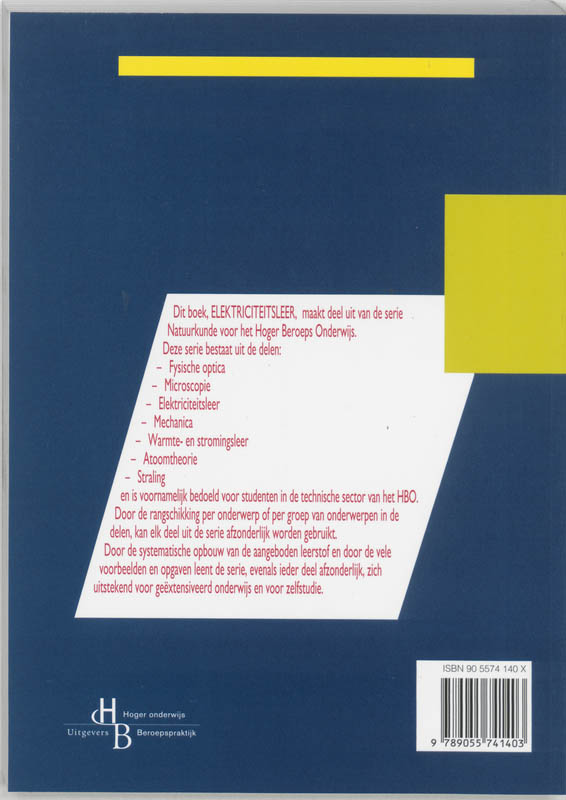 Achterkant van Elektriciteitsleer