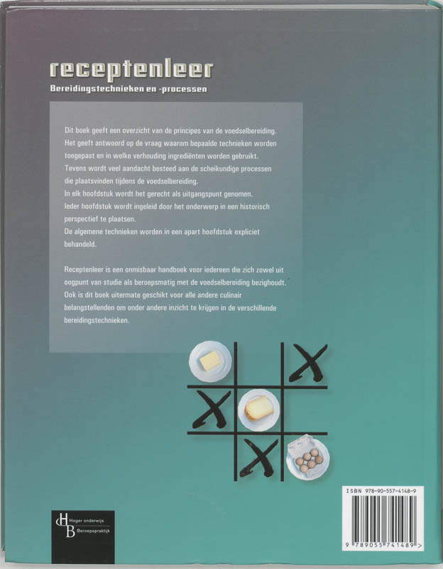 Achterkant van Receptenleer