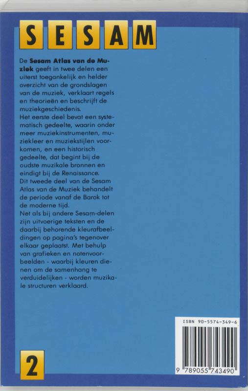 Achterkant van 2 Historisch deel: van Barok tot heden