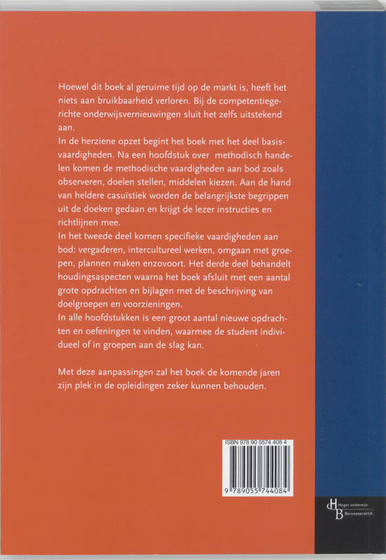 Achterkant van Vaardighedenboek SPW