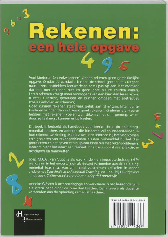 Achterkant van Een hele opgave