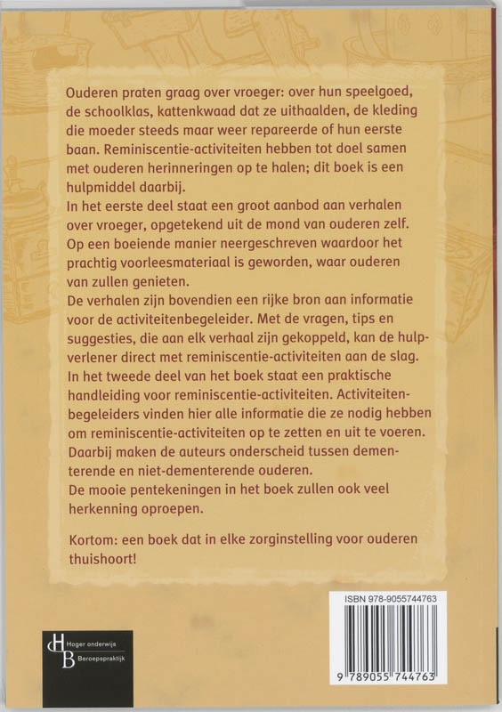 Achterkant van Terug naar Toen ...