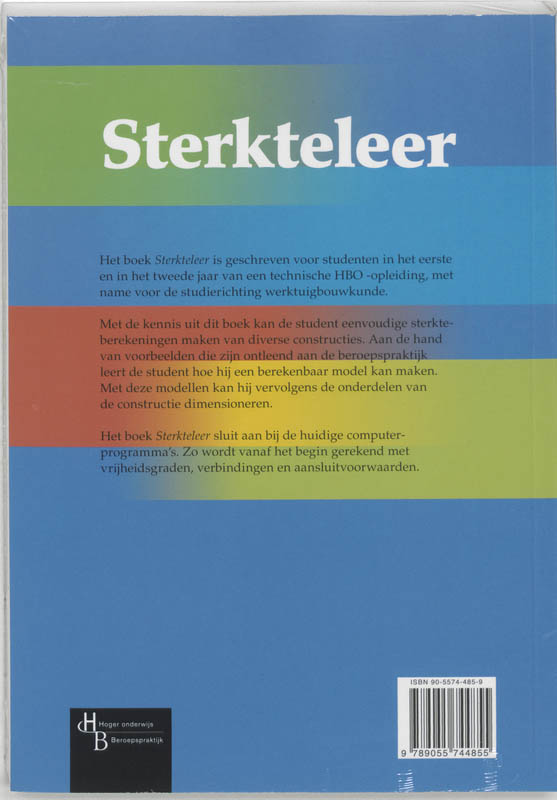 Achterkant van Sterkteleer