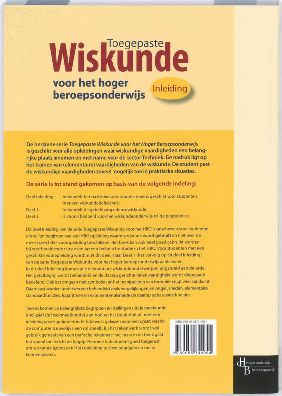 Achterkant van Inleiding
