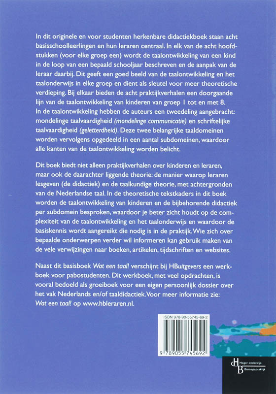 Achterkant van Basisboek