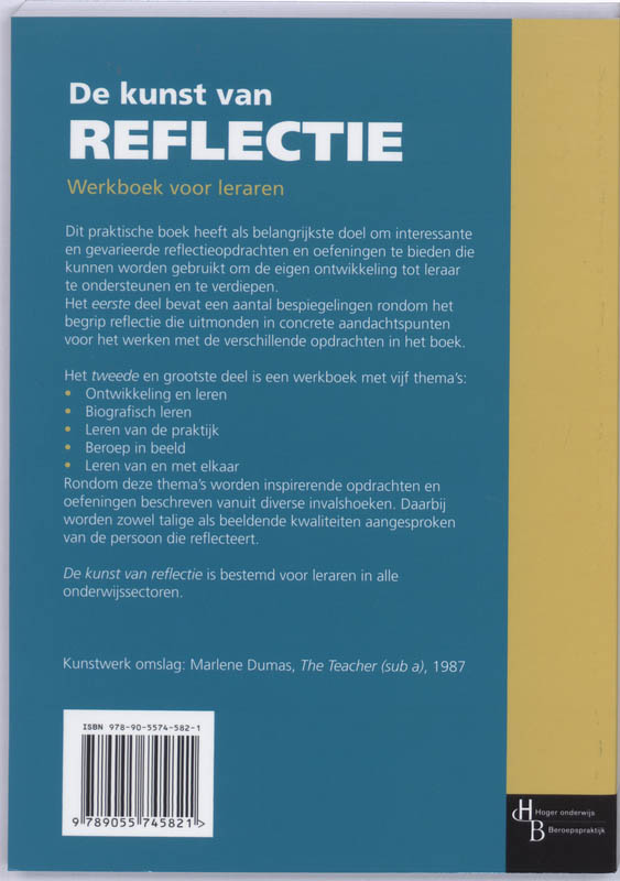 Achterkant van De kunst van reflectie