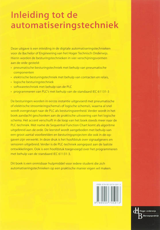 Achterkant van Inleiding tot de toegepaste automatiseringstechniek