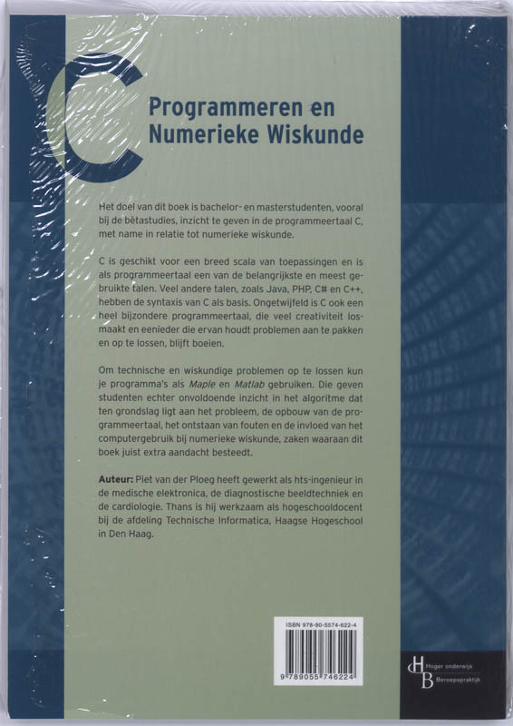 Achterkant van C Programmeren en Numerieke Wiskunde