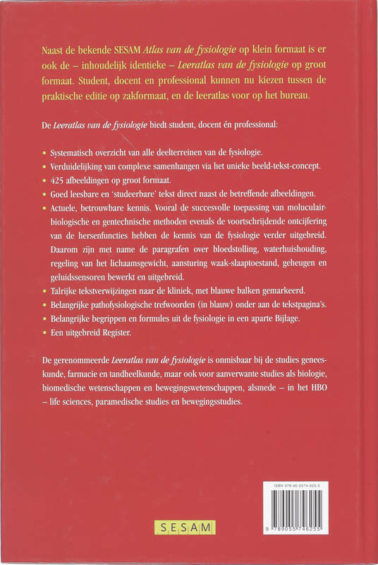 Achterkant van Tekstboek