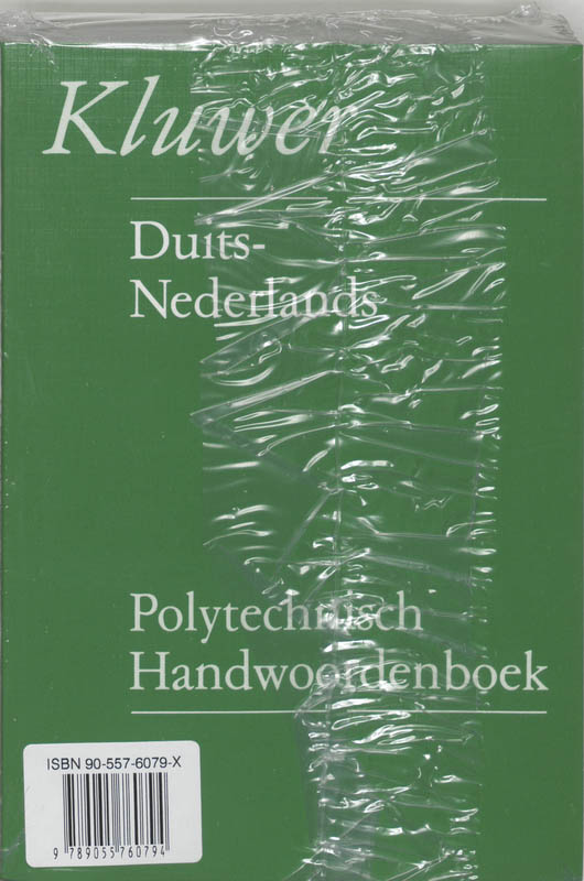 Achterkant van Nederlands-Duits ; Duits-Nederlands