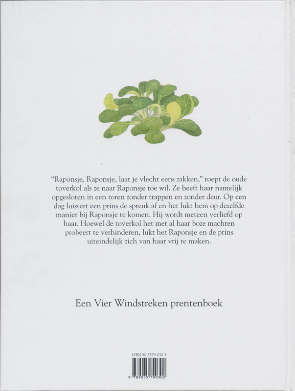 Achterkant van Raponsje