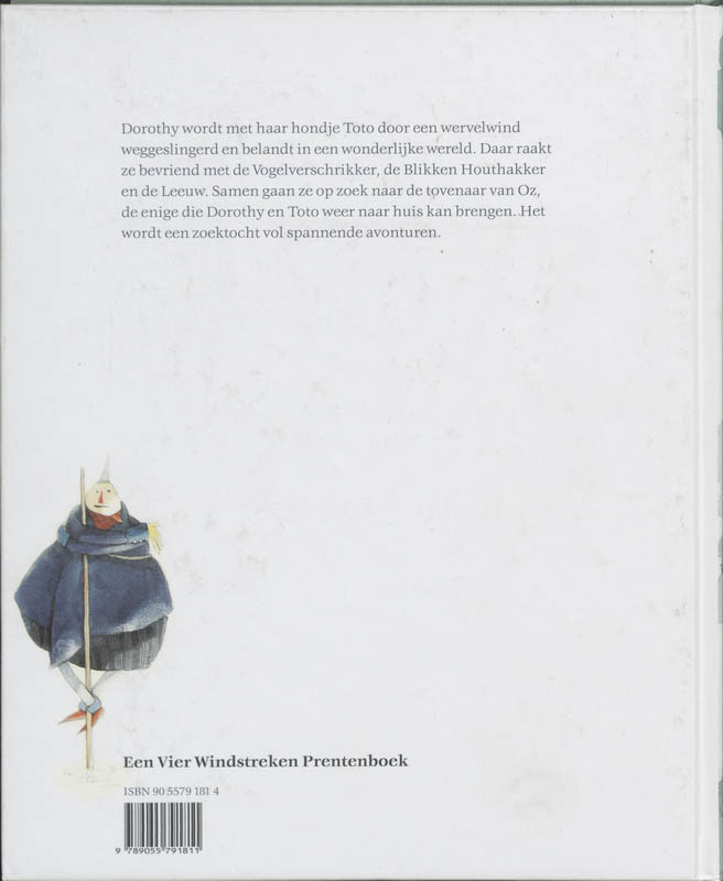 Achterkant van De tovenaar van Oz
