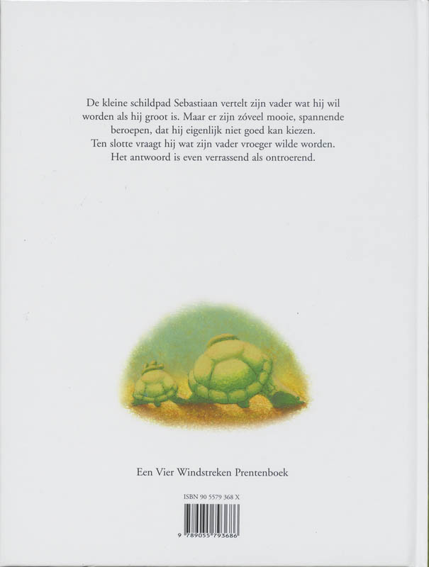 Achterkant van Weet je wat ik later worden wil?