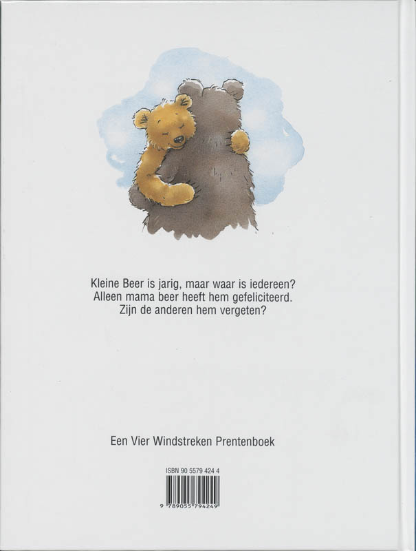 Achterkant van Een fijne verjaardag, Kleine Beer!