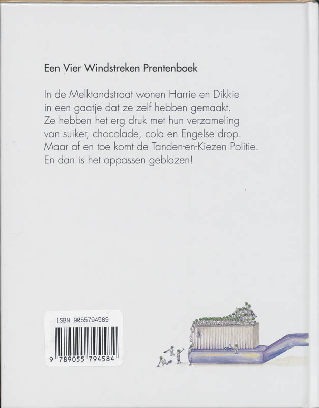 Achterkant van Nieuws uit de Melktandstraat