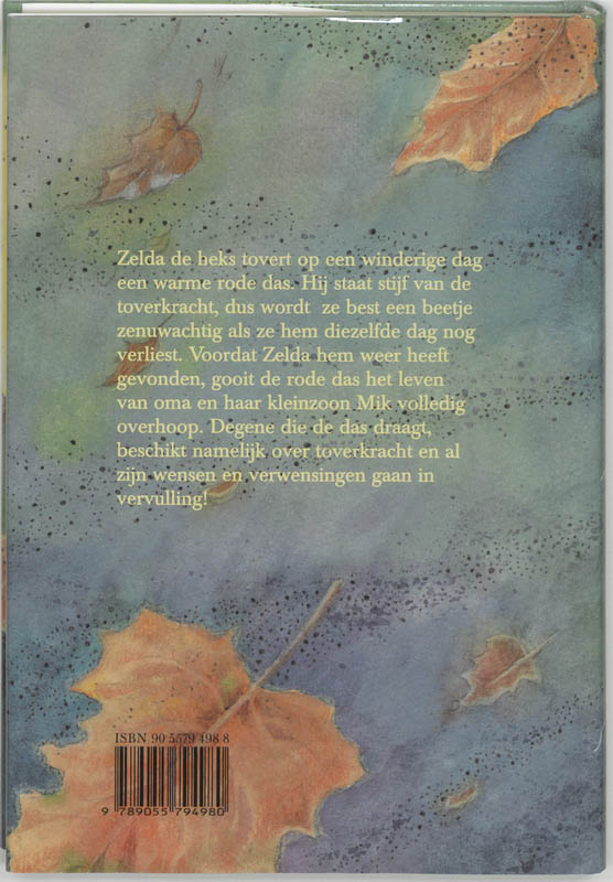 Achterkant van De donkerrode das