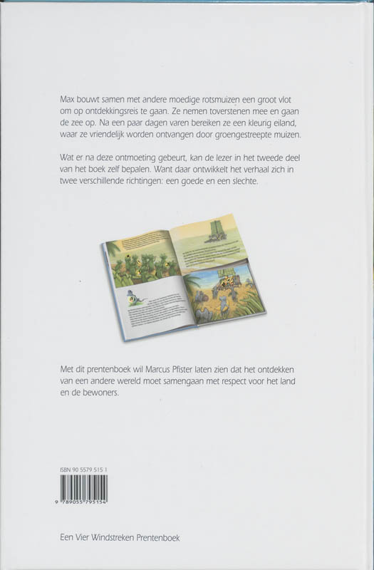 Achterkant van Max op ontdekkingsreis