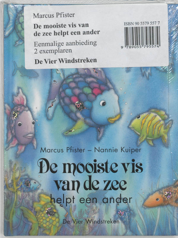 Achterkant van De mooiste vis van de zee helpt een ander