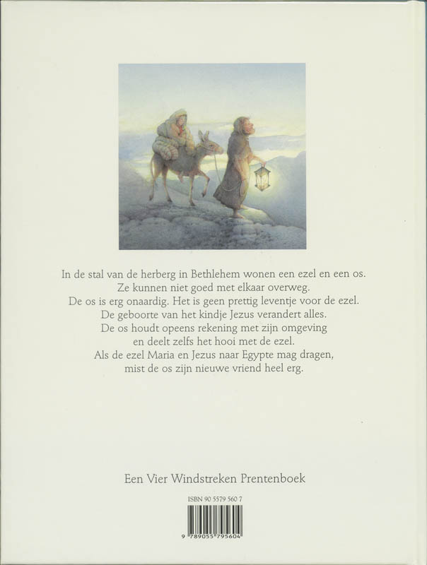 Achterkant van De ezel en de os