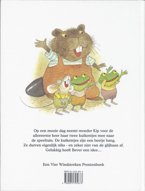 Achterkant van Een grote dag voor kleine kuikens