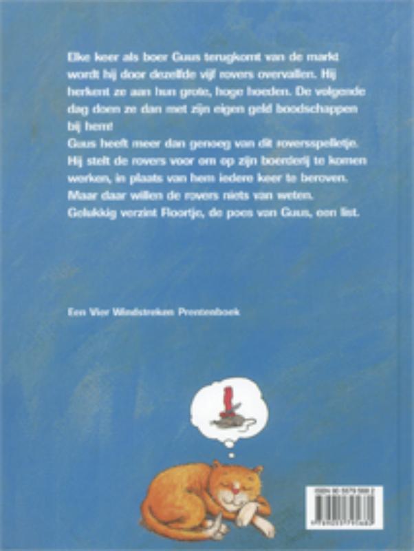 Achterkant van De vijf rovers