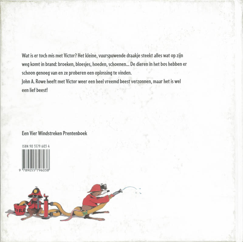 Achterkant van Verschrikkelijke Victor
