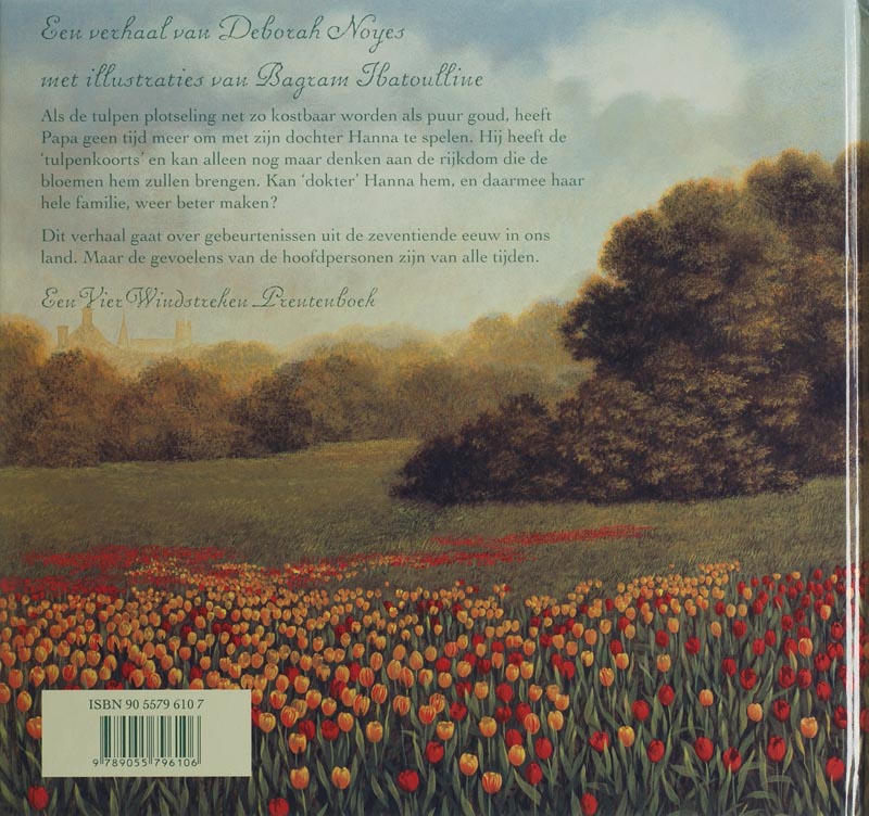 Achterkant van Hanna in de tijd van de tulpen