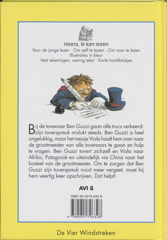 Achterkant van De mislukte toverspreuk