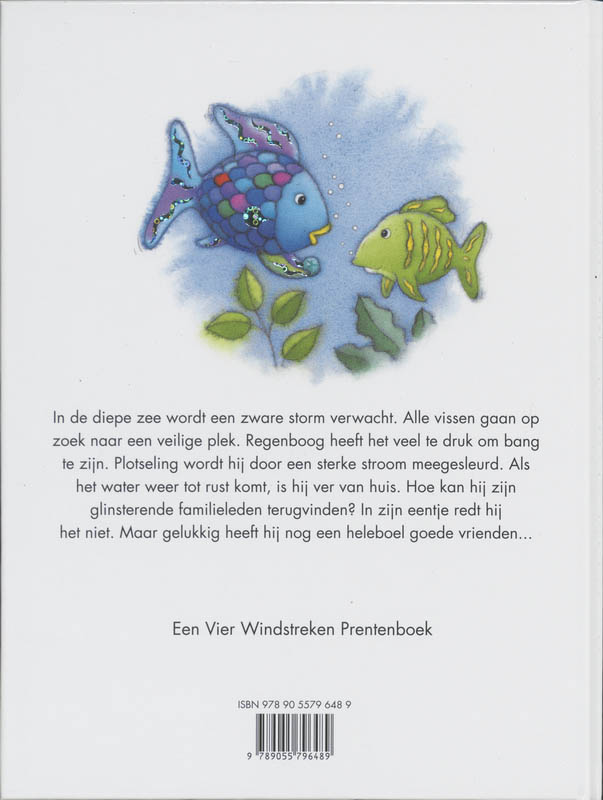 Achterkant van De mooiste vis van de zee komt veilig thuis
