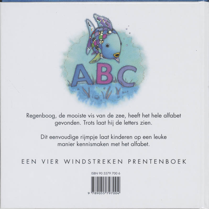 Achterkant van De mooiste vis van de zee leert het alfabet