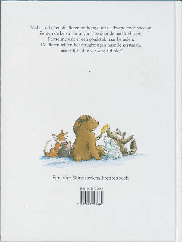 Achterkant van Een verrassing voor de kerstman