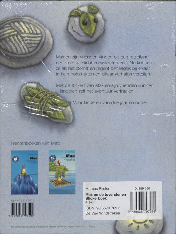 Achterkant van Stickerboek