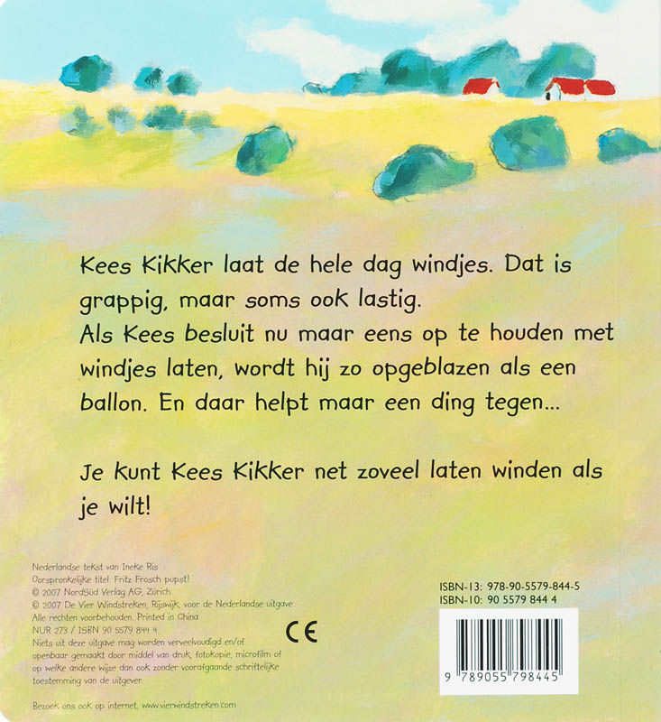 Achterkant van Kees Kikker geluidenboek
