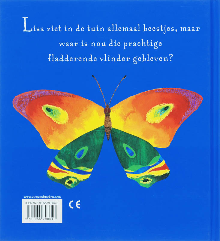 Achterkant van Vlinder, vlinder