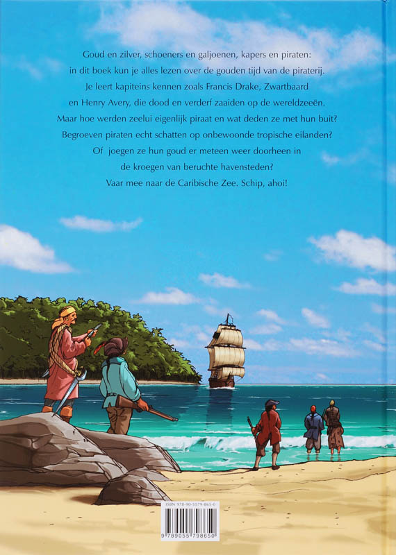 Achterkant van Mijn grote piratenboek
