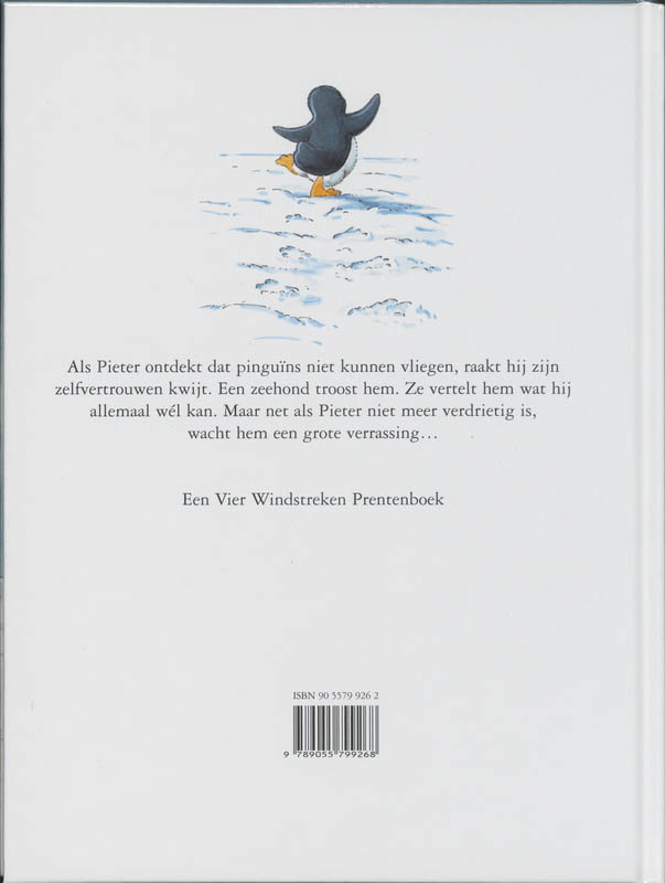 Achterkant van Pinguins kunnen niet vliegen!