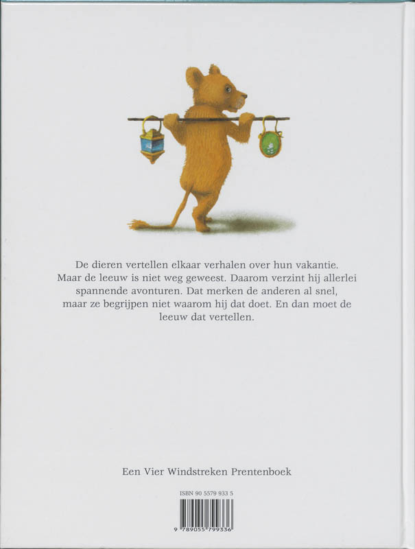 Achterkant van Het liegbeest