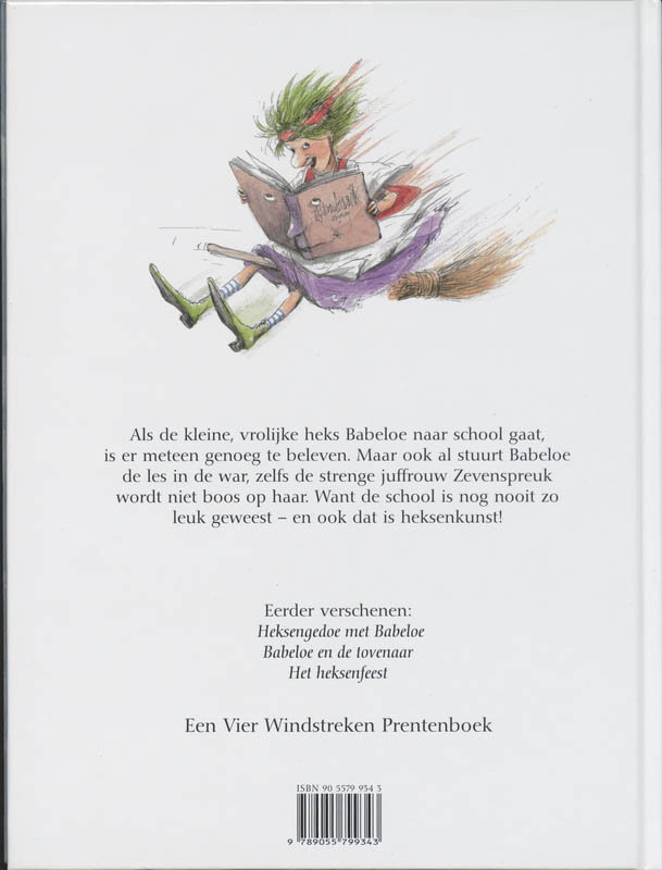 Achterkant van De heksenschool