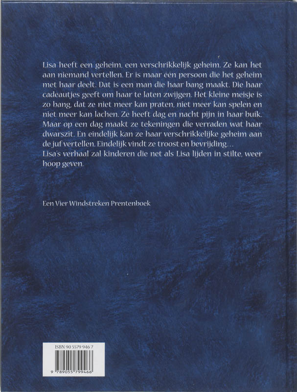Achterkant van Het kleine meisje dat niet meer kon lachen