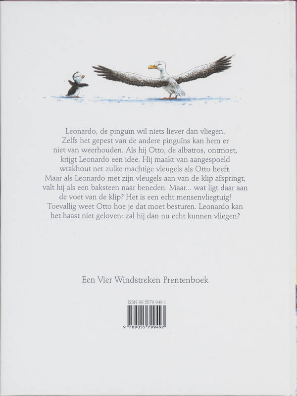 Achterkant van Leonardo