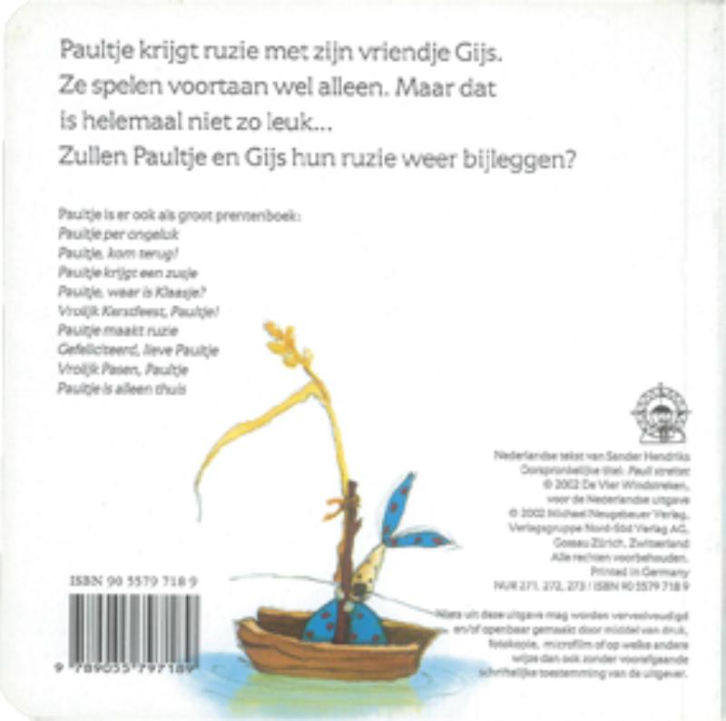 Achterkant van Karton editie
