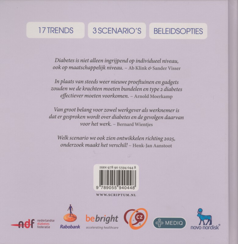 Achterkant van Diagnose diabetes 2025