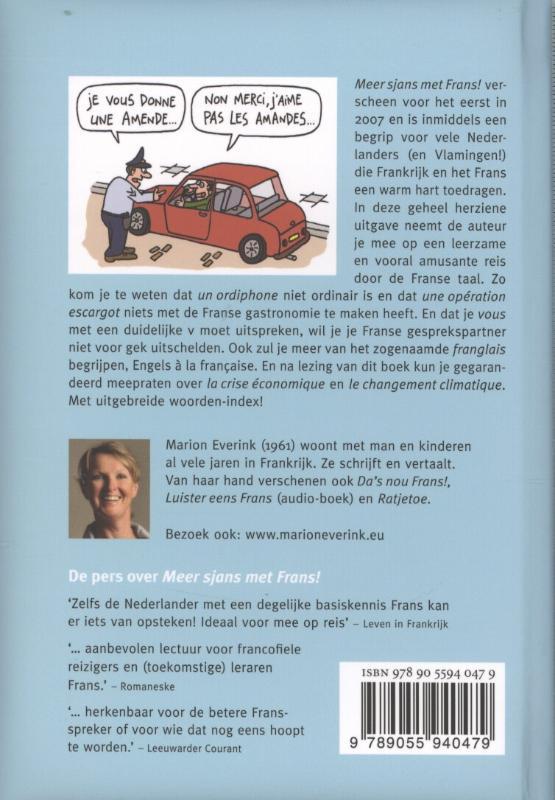 Achterkant van Meer sjans met Frans